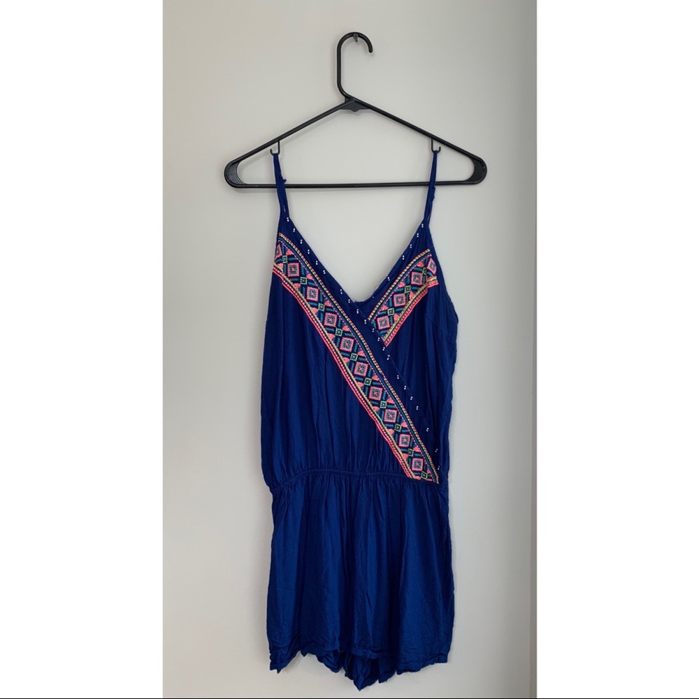 Dark Blue Romper